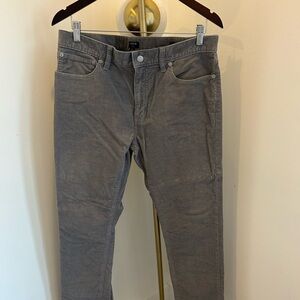 Men's J.Crew Grey Corduroys